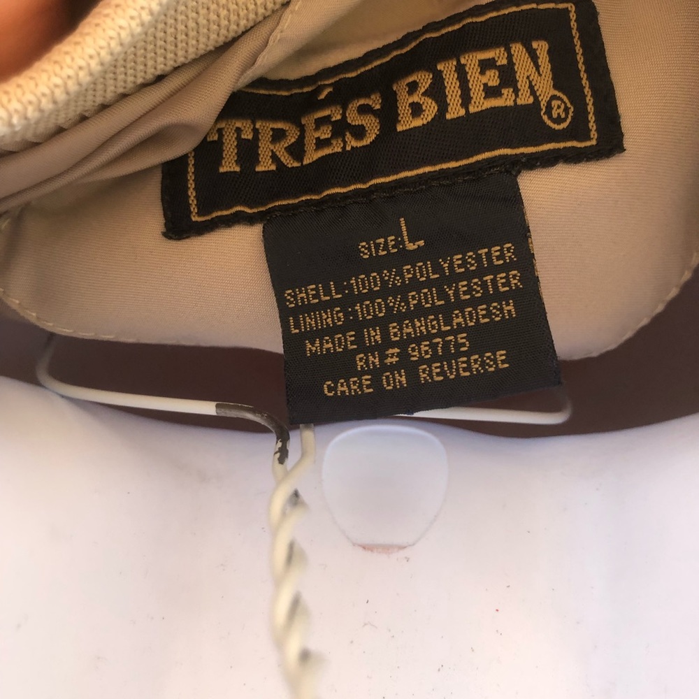Tres Bien tan vest size large - Picture 3 of 8